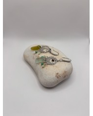 PENDIENTES ARTESANOS DE CRISTAL MARINO