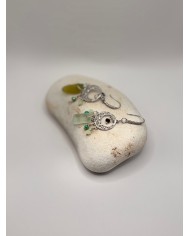 PENDIENTES ARTESANOS DE CRISTAL MARINO
