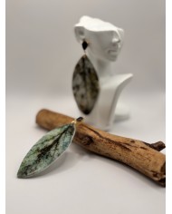 PENDIENTES DE HOJA NATURAL ARTESANOS