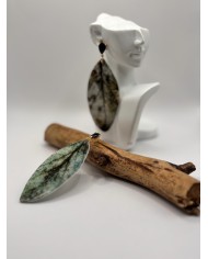 PENDIENTES DE HOJA NATURAL ARTESANOS