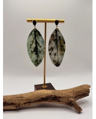 PENDIENTES DE HOJA NATURAL ARTESANOS