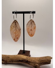 PENDIENTES ARTESANOS DE HOJA NATURAL