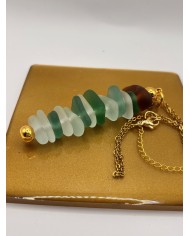 COLLAR DE CRISTAL MARINO O LÁGRIMAS DE SIRENA