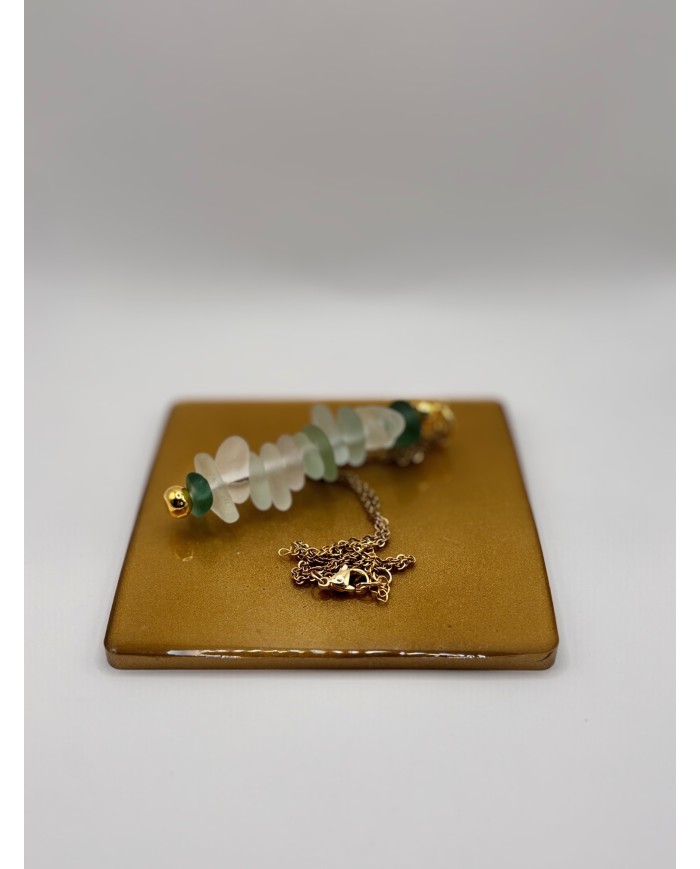 COLLAR DE CRISTAL MARINO O LÁGRIMAS DE SIRENA