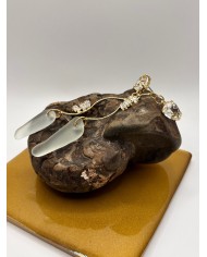 PENDIETES ARTESANOS DE CRISTAL MARINO