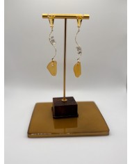 PENDIENTES ARTESANOS DE CRISTAL MARINO