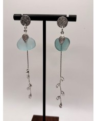 PENDIENTES ARTESANOS DE CRISTAL  MARIN1