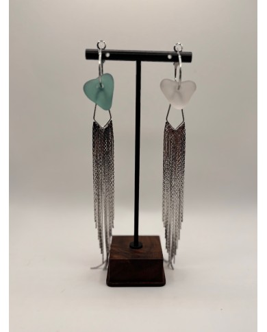 PENDIENTES ARTESANOS DE CRISTAL  MARIN1