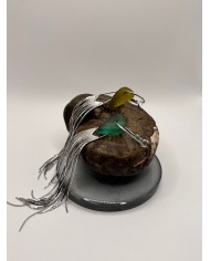 PENDIENTES ARTESANOS DE CRISTAL MARINO