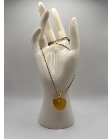 COLLAR ARTESANO DE CRISTAL MARINO