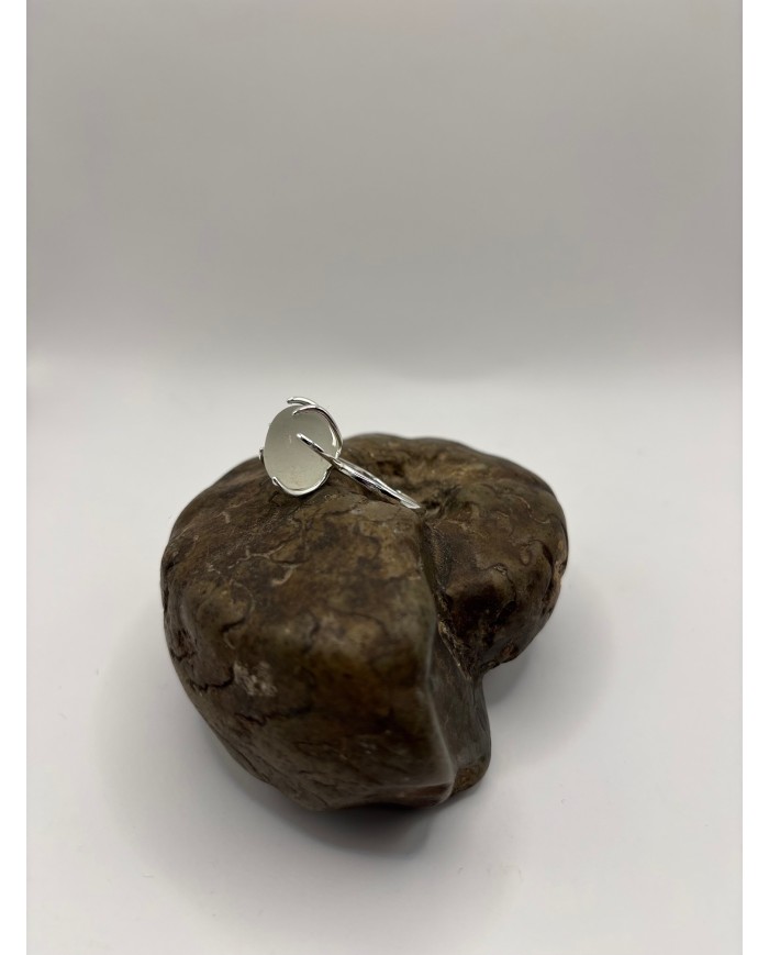 ANILLO ARTESANO DE CRISTAL MARINO
