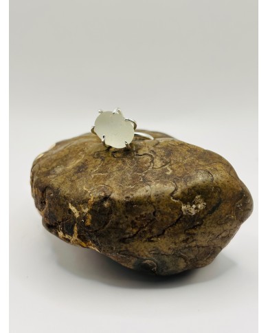 ANILLO ARTESANO DE CRISTAL MARINO
