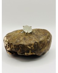 ANILLO ARTESANO DE CRISTAL MARINO