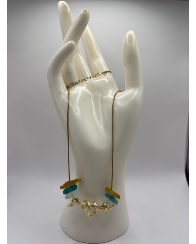 COLLAR DE CRISTAL MARINO