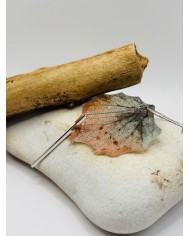 PENDIENTES ARTESANOS DE HOJA NATURAL