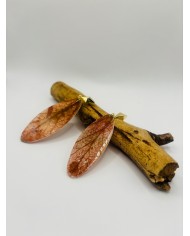 PENDIENTES ARTESANOS DE HOJA NATURAL