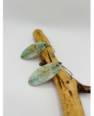 PENDIENTES ARTESANOS DE HOJA NATURAL