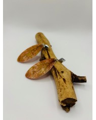 PENDIENTES ARTESANOS DE HOJA NATURAL