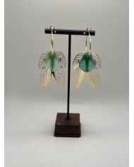 PENDIENTES DE CRISTAL MARINO O LÁGRIMAS DE SIRENA