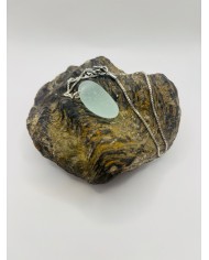 COLLAR ARTESANO DE CRISTAL MARINO