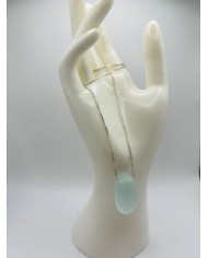 COLLAR ARTESANO DE CRISTAL MARINO