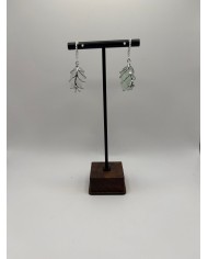 PENDIENTES ARTESANOS DE CRISTAL MARINO