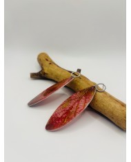 PENDIENTES ARTESANOS DE HOJA NATURAL