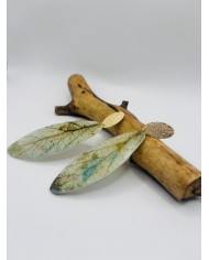 PENDIENTES ARTESANOS DE HOJA NATURAL