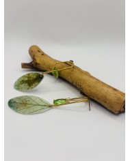 PENDIENTES ARTESANOS DE HOJA NATURAL