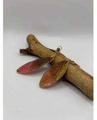 PENDIENTES ARTESANOS DE HOJA NATURAL