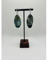 PENDIENTES ARTESANOS DE HOJA NATURAL