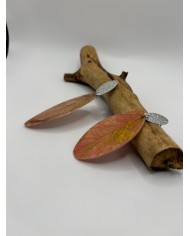 PENDIENTES ARTESANOS DE HOJA NATURAL