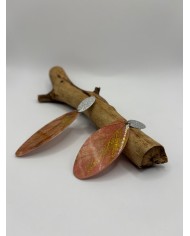 PENDIENTES ARTESANOS DE HOJA NATURAL