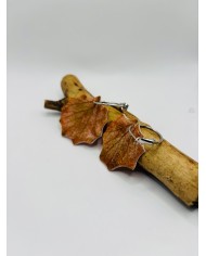 PENDIENTES ARTESANOS DE HOJA NATURAL