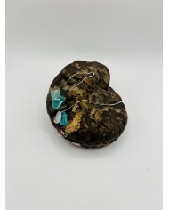 PENDIENTES ARTESANOS DE CRISTAL MARINO EDICIÓN PLATA