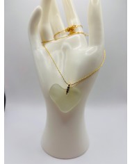 COLLAR ARTESANO DE CRISTAL MARINO