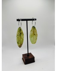 PENDIENTES ARTESANOS DE HOJA NATURAL