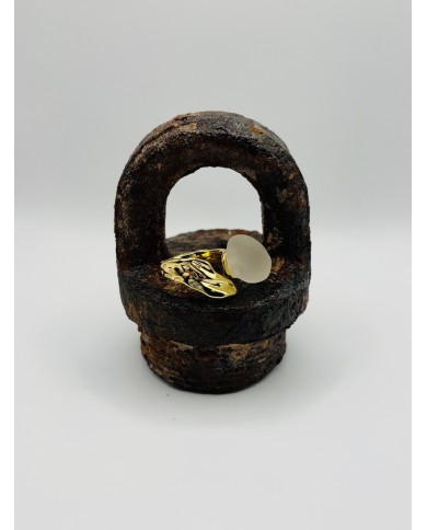 ANILLO DE CRISTAL MARINO ARTESANO