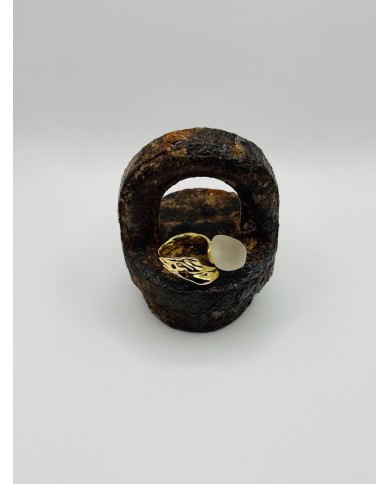 ANILLO DE CRISTAL MARINO ARTESANO