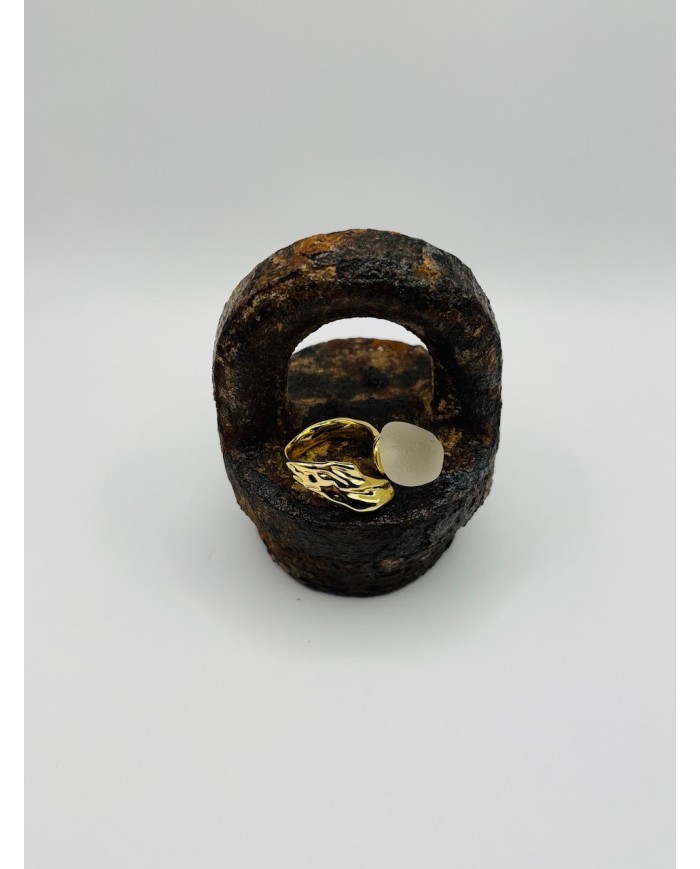 ANILLO DE CRISTAL MARINO ARTESANO