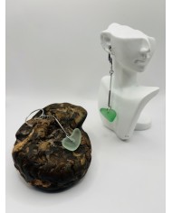 PENDIENTES ARTESANOS DE CRISTAL MARINO