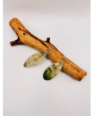 PENDIENTES ARTESANOS DE HOJA NATURAL