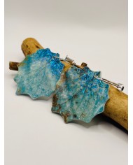 PENDIENTES ARTESANOS DE HOJA NATURAL