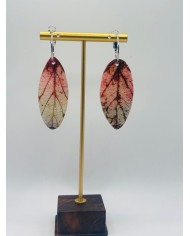 PENDIENTES ARTESANOS DE HOJA NATURAL