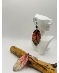 PENDIENTES ARTESANOS DE HOJA NATURAL