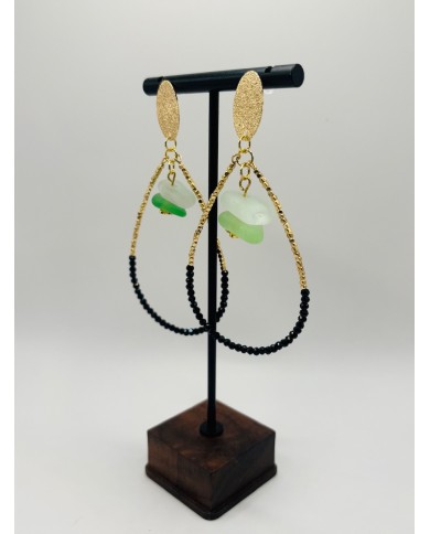 PENDIENTES ARTESANOS DE CRISTAL MARINO1