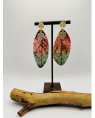 PENDIENTES ARTESANOS DE HOJA NATURAL