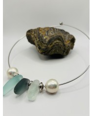 COLLAR DE CRISTAL MARINO O LÁGRIMAS DE SIRENA
