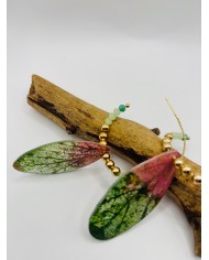 PENDIENTES ARTESANOS DE HOJA NATURAL ESQUELETIZADA