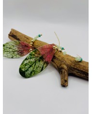 PENDIENTES ARTESANOS DE HOJA NATURAL